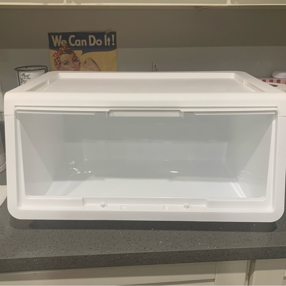 White bins